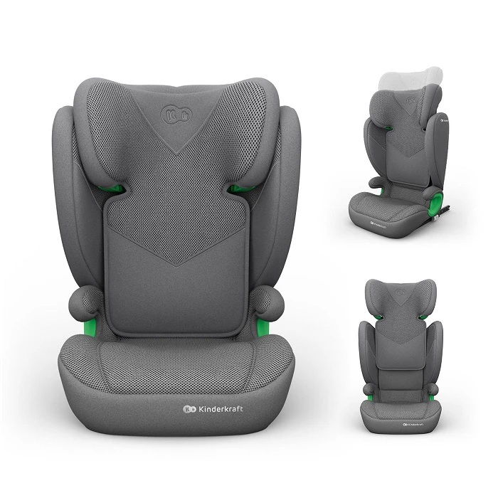 Автокресло Kinderkraft Junior Fix 2 Plus i-Size Grey