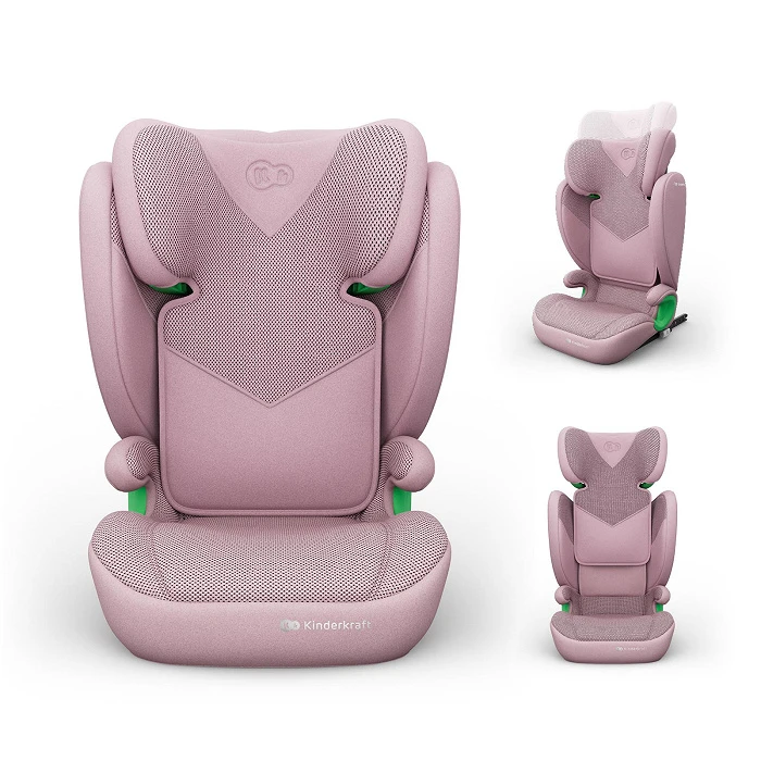 Автокресло Kinderkraft Junior Fix 2 Plus i-Size Pink