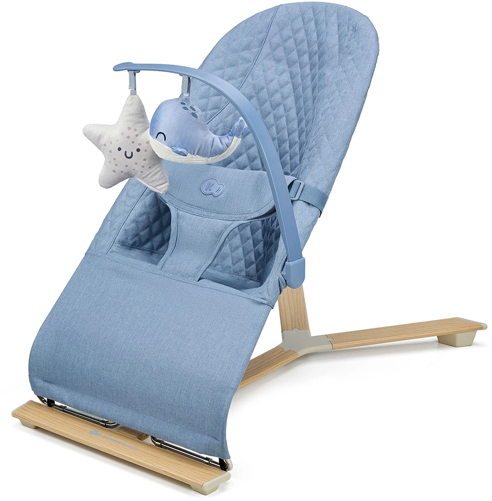 Шезлонг-качалка Kinderkraft Mimi Nordic Breeze (KBMIMI00NOR0000)