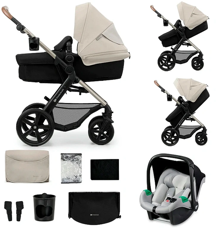 Универсальная коляска 3 в 1 Kinderkraft Moov 2 Moonlight Gray (KSMOOV02GRYEV00)