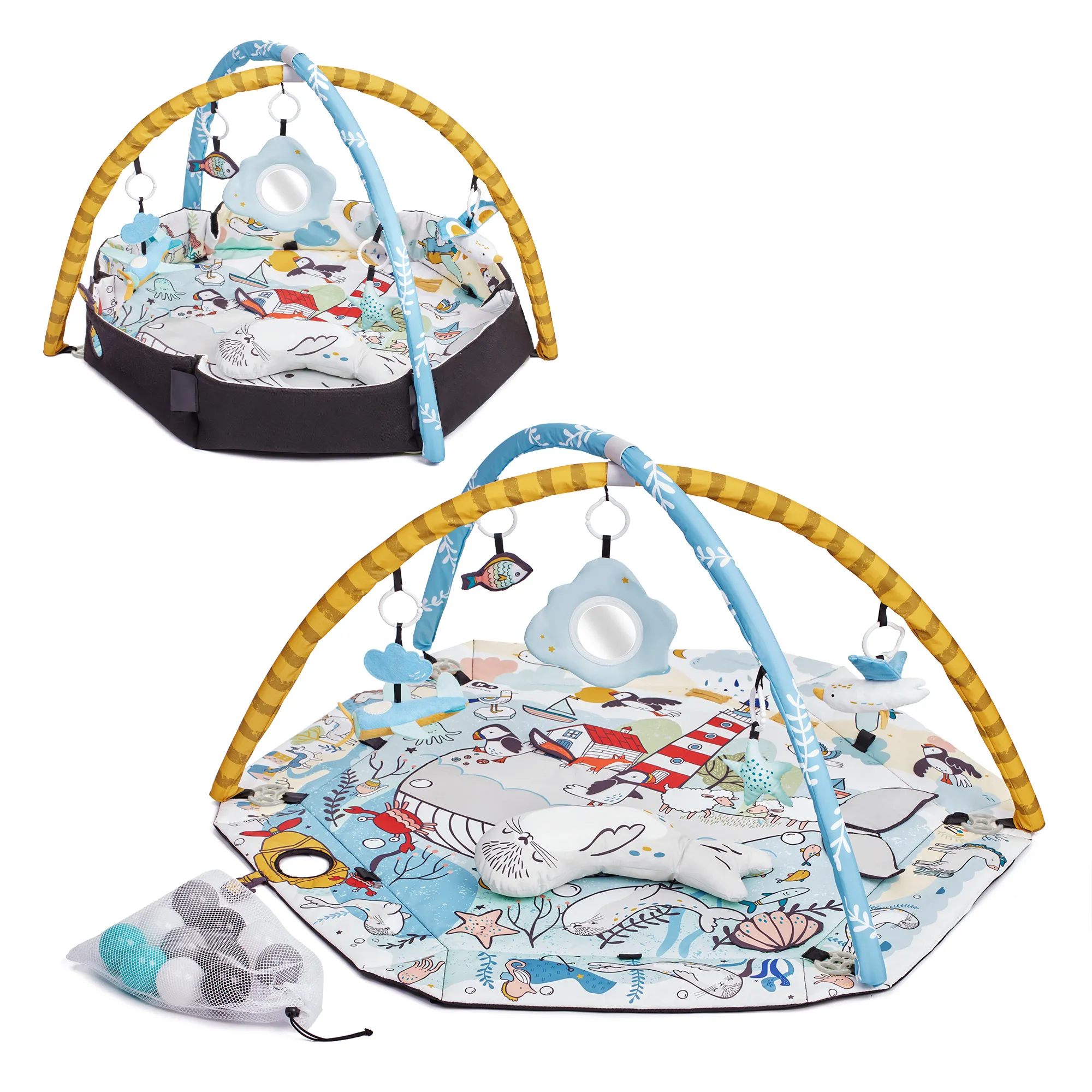 Развивающий коврик Kinderkraft Smartplay Sea