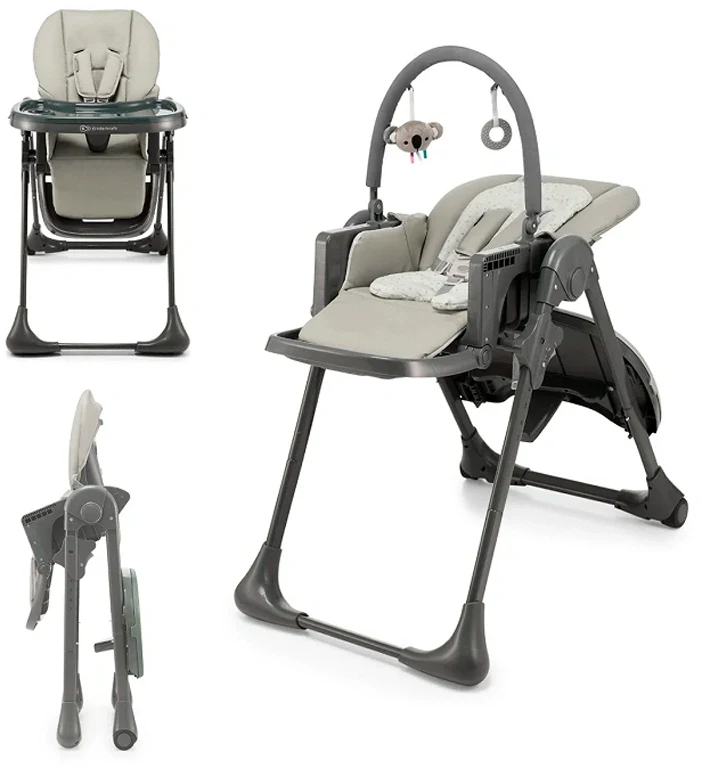 Стульчик для кормления Kinderkraft Tummie Grey