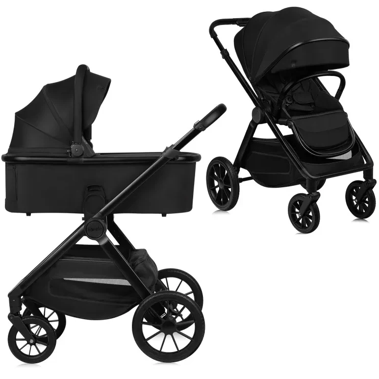 Коляска 2 в 1 Lionelo Layla Black Onyx