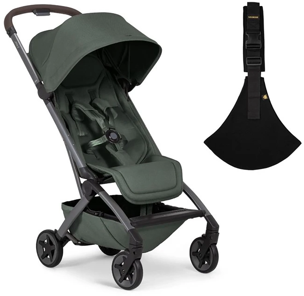 Прогулочная коляска Joolz Aer2 со слингом Wildride Forest green
