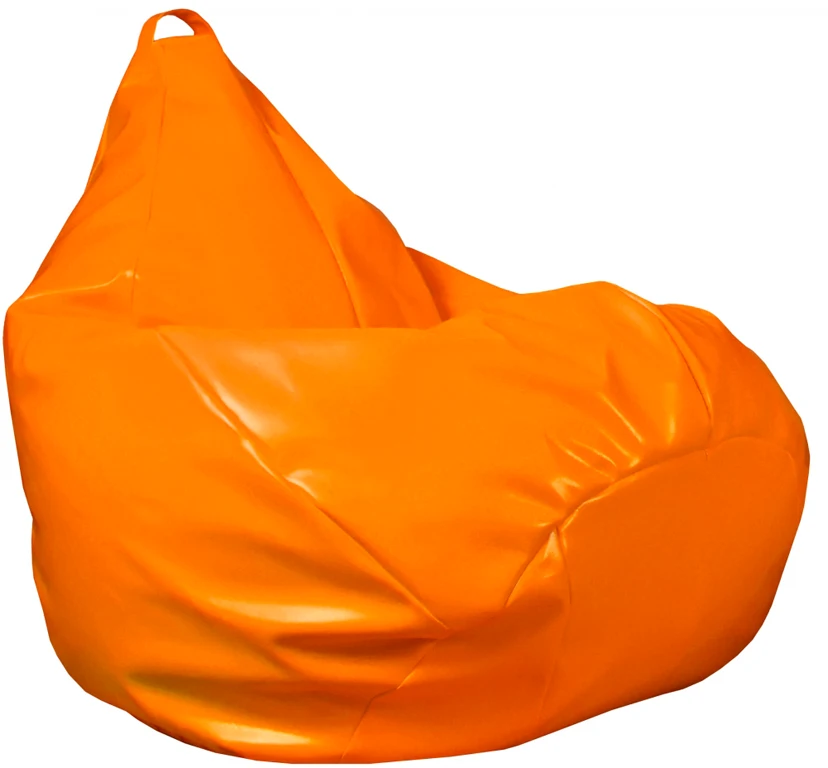 Кресло груша Эко-кожа TIA-SPORT оранж, размер XXL - 140-100 см