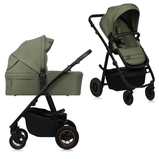 Коляска 2 в 1 Lionelo Amber Plus Green Forest