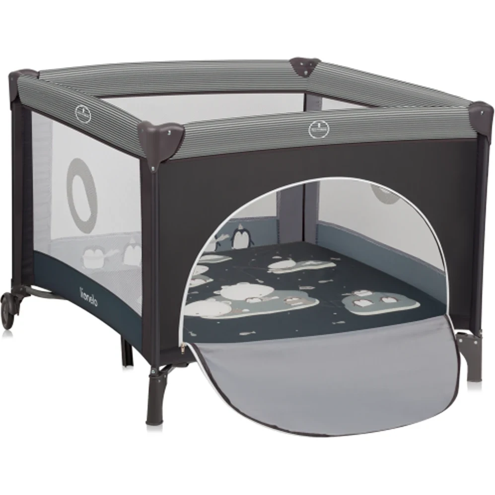Манеж Lionelo Bonnie Grey Scandi