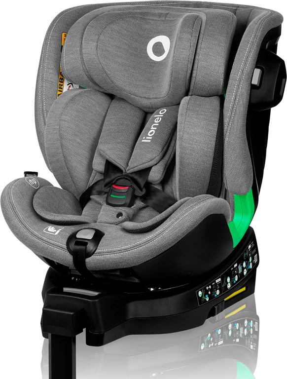 Автокресло Lionelo Harmony i-Size Grey Concrete Bamboo