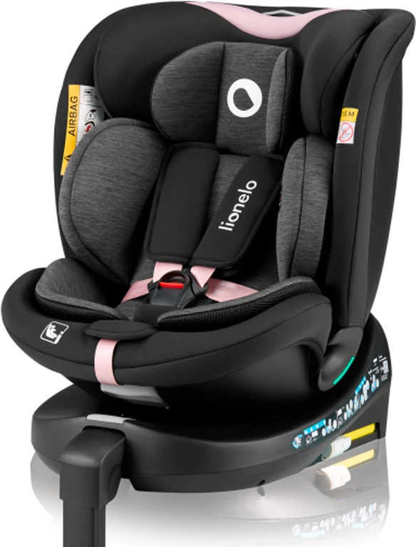 Автокресло Lionelo Navy i-Size Black Pink
