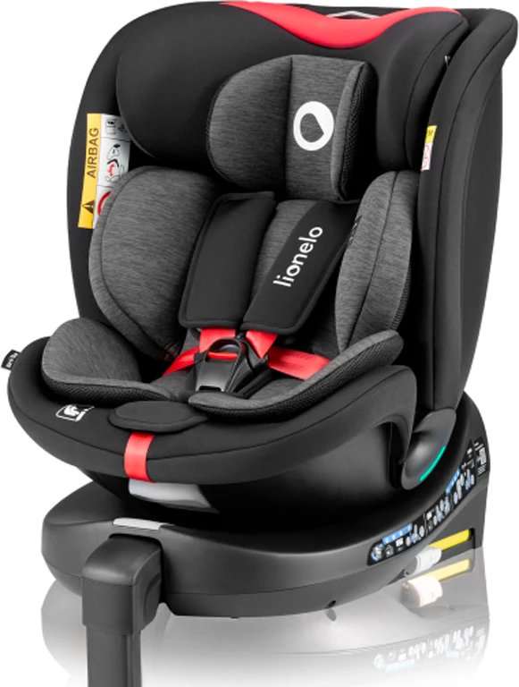 Автокресло Lionelo Navy i-Size Black Red