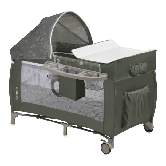 Манеж-кроватка Lionelo Sven Plus BEIGE OLIVE