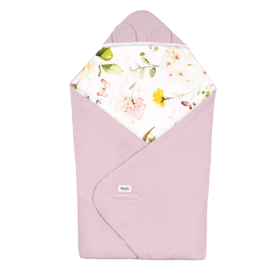 Теплый конверт Lionelo Swaddle Blanket Pink Flower