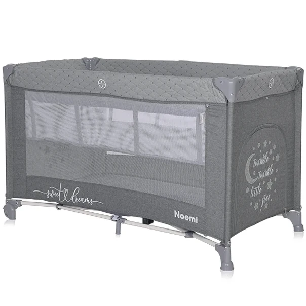 Манеж Lorelli NOEMI 2 Layers Cool Grey Star