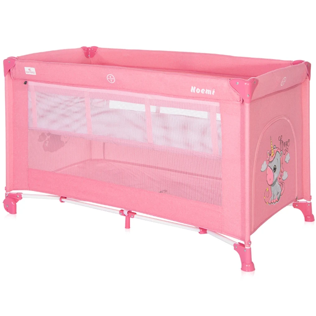 Манеж Lorelli NOEMI 2 Layers Rose Velvet UNICORN