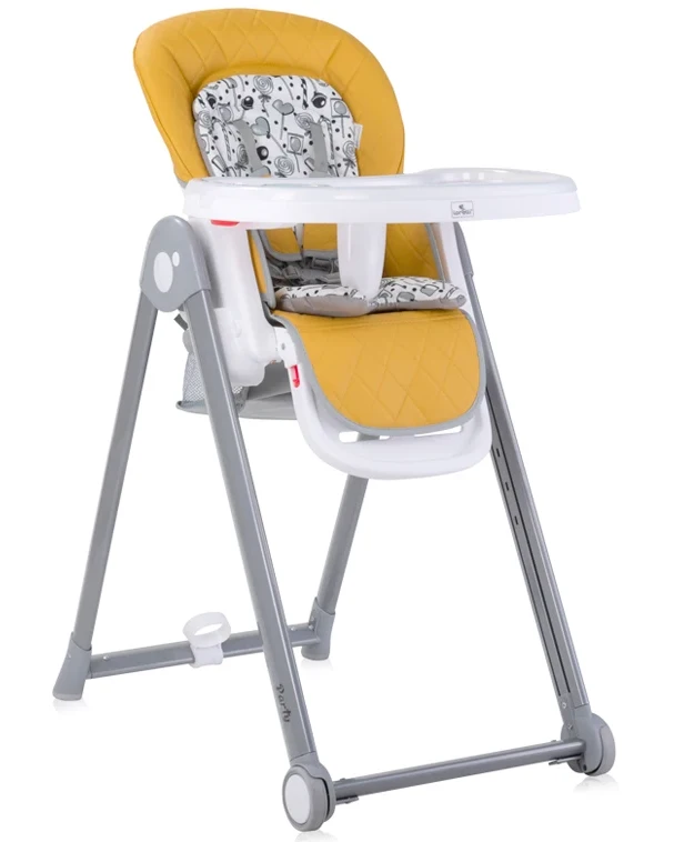 Детский стульчик для кормления Lorelli PARTY Lemon Curry Leather