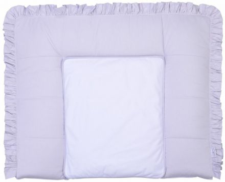 Пеленальный матрас 72х80 см Baby Veres Macaroon Earl grey, 0-12 мес, 100% хлопок, 1 пеленка водонепроницаемая