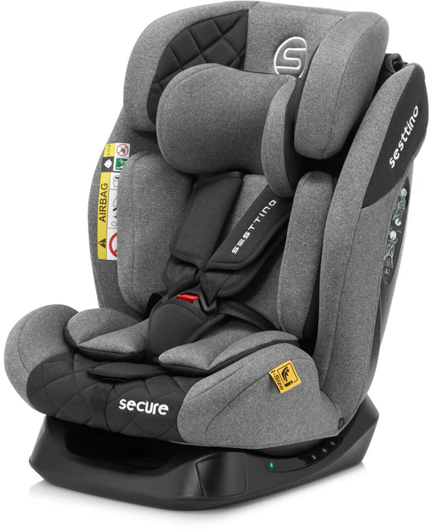 Автокресло Sesttino Secure Pro Gray 40–150 см (0–36 кг)