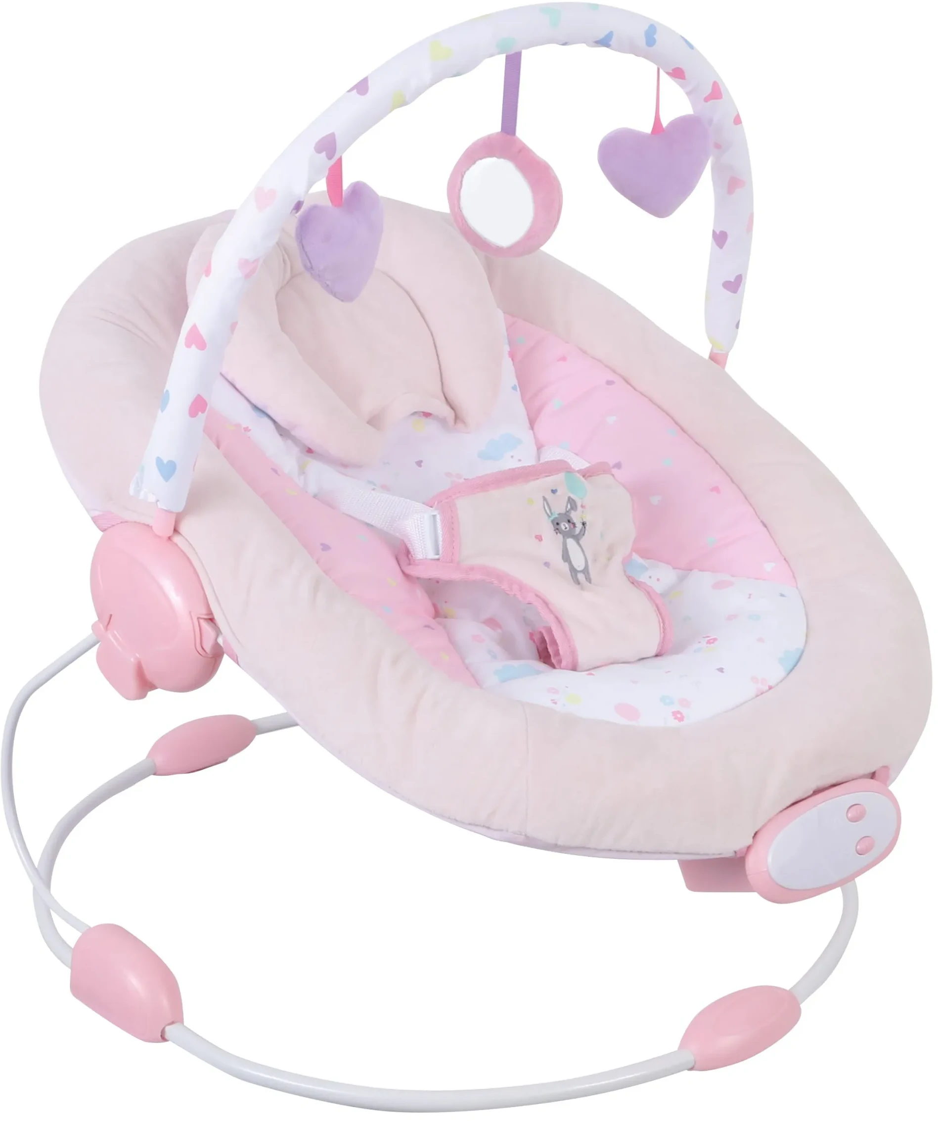 Шезлонг FreeON Rest`n`Play Pink