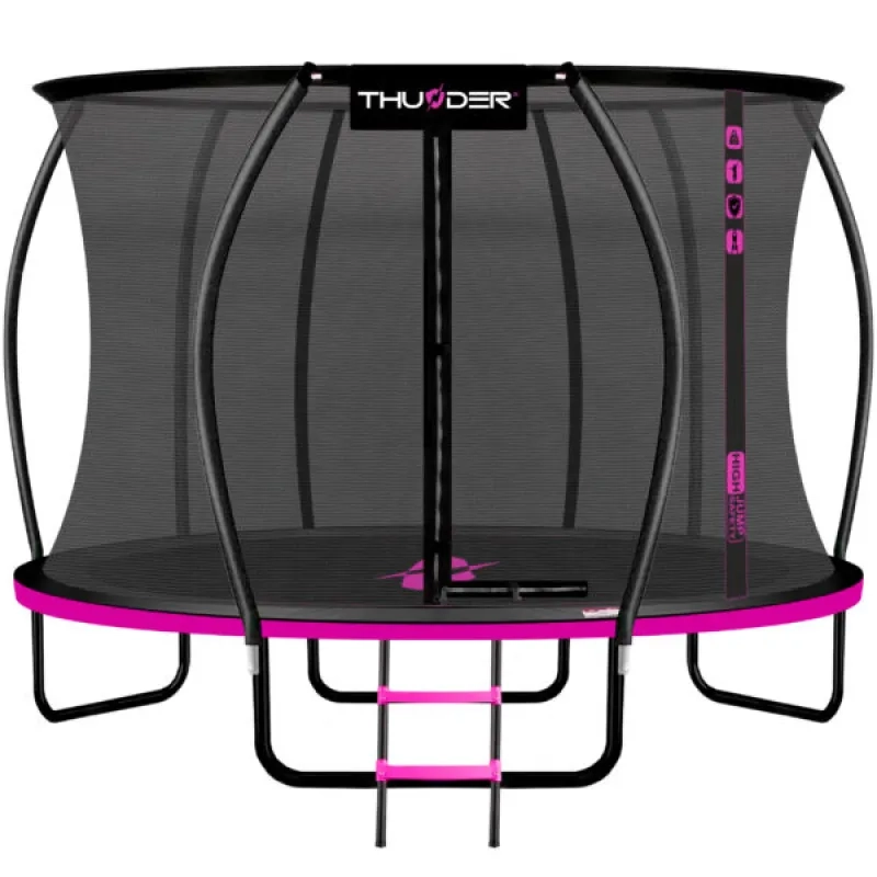 Батут THUNDER INSIDE ULTRA 12FT-374 см розовый