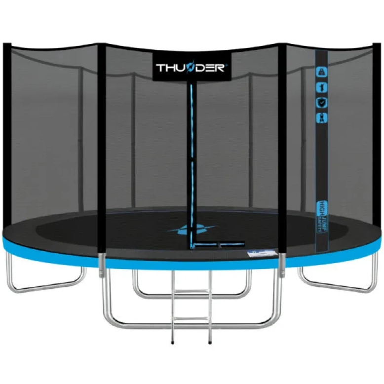 Батут THUNDER OUTSIDE PRO 12FT-366 см голубой
