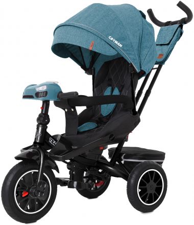 Детский трехколесный велосипед Tilly Cayman T-381/7 Бирюзовый лен