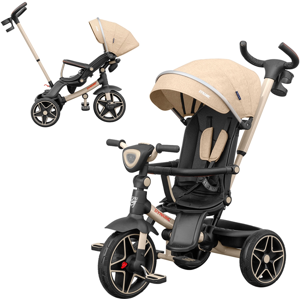 Детский трехколесный велосипед TILLY DYNAMIC T-3810 BEIGE