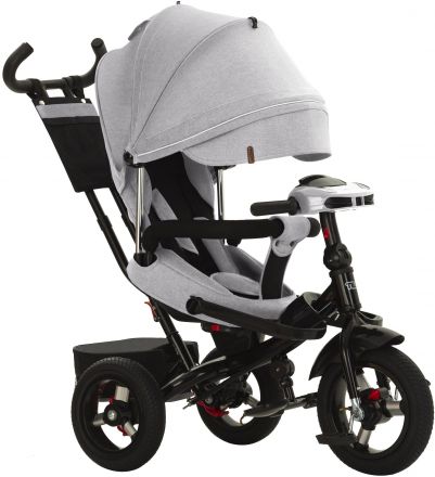 Детский трехколесный велосипед Tilly Impulse T-386/2 Серый лен
