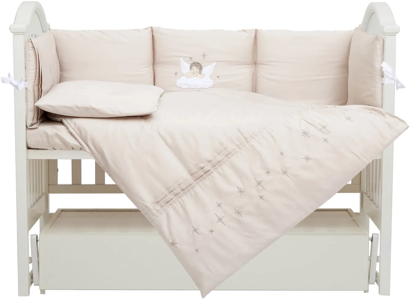 Постельный комплект 6 эл Twins | dolce angel 4082-TDA-02, beige