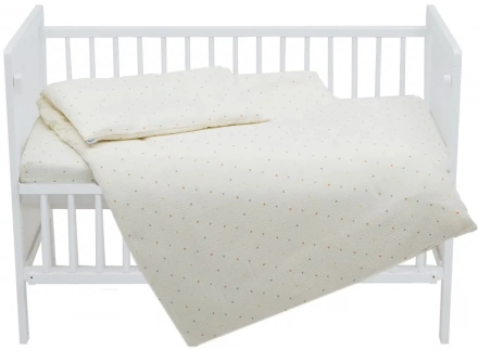 Змінна постіль 4 ел Twins Muslin Print 3031-TMP-68, Горошки, мультиколір