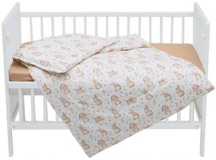 Змінна постіль 4 ел Twins Satin Limited 3026-TSL-41, Bunny