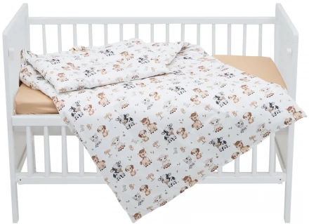 Змінна постіль 4 ел Twins Satin Limited 3026-TSL-44, Happy Farm