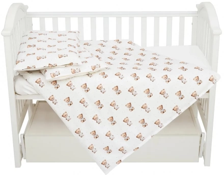 Сменная постель 4 ел Twins Satin Limited 3026-TSL-67, Nighty Bears