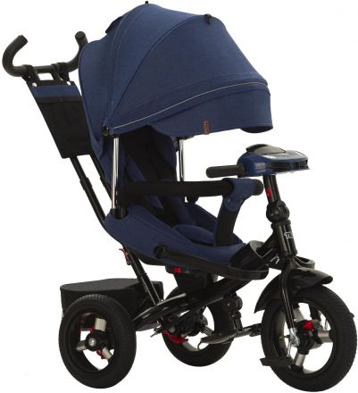 Детский трехколесный велосипед Tilly Impulse  T-386/2 Синий лен