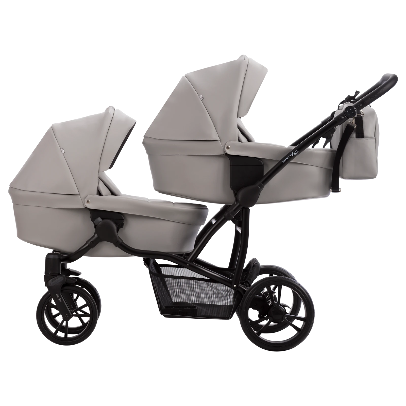 Коляска для двойни Verdi For 2 2025 9023-VF2025-PRO21, 21, серый