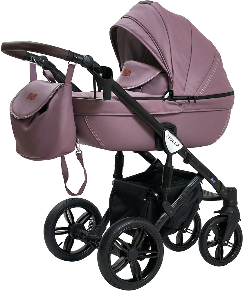 Детская коляска 3 в 1 Verdi Mocca 9023-VMOC-16, 16, пудра