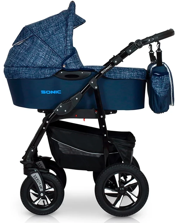 Детская коляска 3 в 1 Verdi Sonic 9023-VS-46, 46, blue
