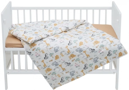 Змінна постіль 4 ел Twins Satin Limited 3026-TSL-43, Safari