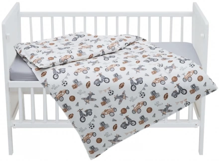 Змінна постіль 4 ел Twins Satin Limited 3026-TSL-46, Grey Bunny