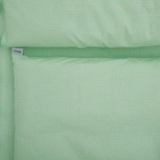 Сменная постель 3 эл. Twins Auro Print (бязь) простыня на резинке 0925-TAP-14, ментол