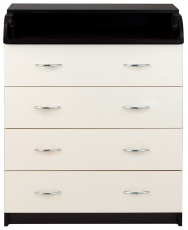 Пеленальний комод Babyroom 4 тел. Big 102x80x50 венге-ваніль