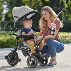 Триколісний велосипед Kinderkraft Freeway Grey Melange