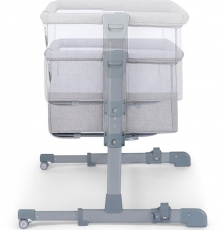 Приставная кроватка-люлька Kinderkraft Neste Air Grey