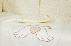 Постільний комплект 8 ел Twins Evo Angel Baby 4074-A-044 ecru