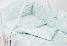 Змінна постіль 3 ел Twins Premium Glamour Limited 3064-PGNEWM-014, Moon mint