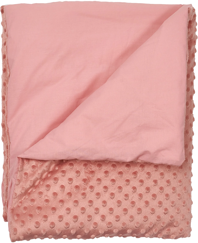 Плед Twins Minky зі зйомним наповненням (slimtex) 100х80 1420-PTMS-24, powder pink
