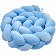 Бампер - косичка Twins 3-х прядная 150 см 2020-K3-150-04, blue