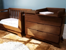 Комод з пеленальним столиком IndigoWood Nova Premium wenge