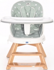 Дитячий стільчик для годування 3 в 1 Lorelli Napoli with rotation Blue SURF BEARS