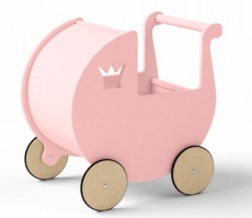 Дитяча коляска для ляльок IndigoWood pink