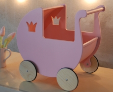 Дитяча коляска для ляльок IndigoWood pink